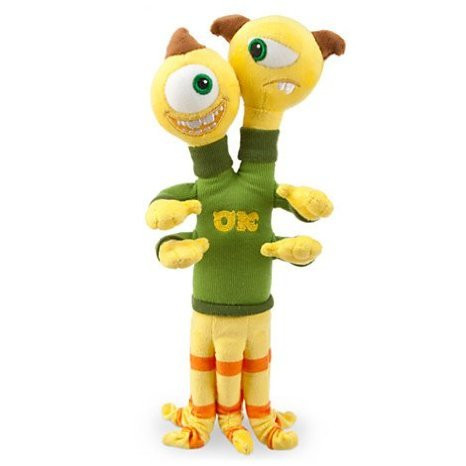 Disney Terri & Terry Mini Bean Bag Plush - Monsters University - 11''