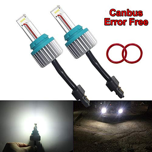7440 Led Bulbs for Backup Reverse Lights Error Free Canbus 2400LM Extremely Bright CSP 9-SMD Plug and Play 6500K White 2pc Pack T20 7443NA 7441 WY21W W21W 7443 Led bulb (T20/7440 Back-up Lights)