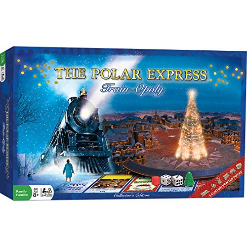 MasterPieces The Polar Express Train-Opoly Board Game