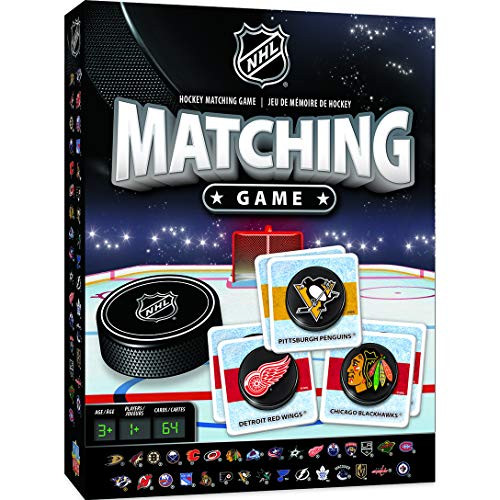 MasterPieces NHL Matching Game, 64 Cards, For Ages 3+