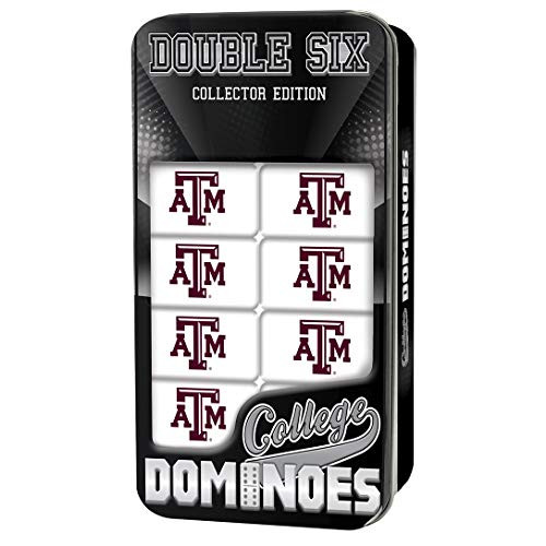 MasterPieces NCAA Texas A&M Aggies Double-Six Dominoes
