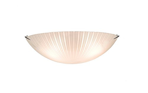 Artcraft Lighting Flushmount 3-Light Flush Mount Light, Chrome