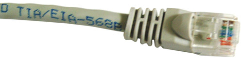 Micro Connectors, Inc. 10 feet Cat 5e UTP Molded Snagless RJ45 Networking Patch Cable - Gray (E07-010)
