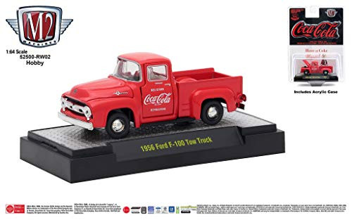 M2 Machines Coca-Cola Release RW02 1956 Ford F100 Tow Truck 18-10