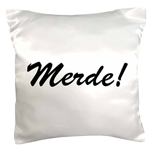 3dRose pc_107350_1 Merde-Pillow Case, 16 by 16" 3dRose pc_107350_1 Merde-Pillow Case, 16 by 16"