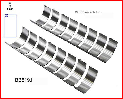 EngineTech BB619J020 Rod Bearings GM 366 396 402 427 454