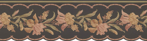 Brewster 418B050 Borders and More Scenic Garden Wall Border, 7-Inch by 180-Inch