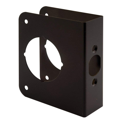Defender Security U 10744 Door Guard 1-3/8-Inch Thick by 2-3/8-Inch Backset 2-1/8-Inch Bore, Solid Brass, Bronze