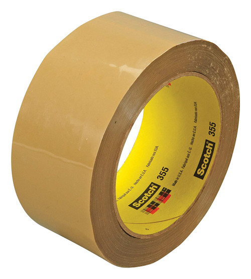 Scotch Box Sealing Tape 355 Tan, 48 mm x 50 m, High Performance, Conveniently Packaged (Pack of 1) Scotch Box Sealing Tape 355 Tan, 48 mm x 50 m, High Performance, Conveniently Packaged (Pack of 1)