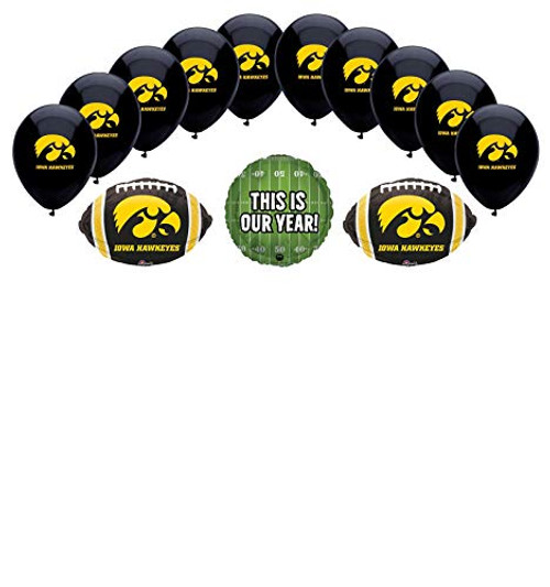 Mayflower Products University of Iowa Hawkeyes Football Tailgating Party Balloon Bouquet Decorations Mayflower Products University of Iowa Hawkeyes Football Tailgating Party Balloon Bouquet Decorations