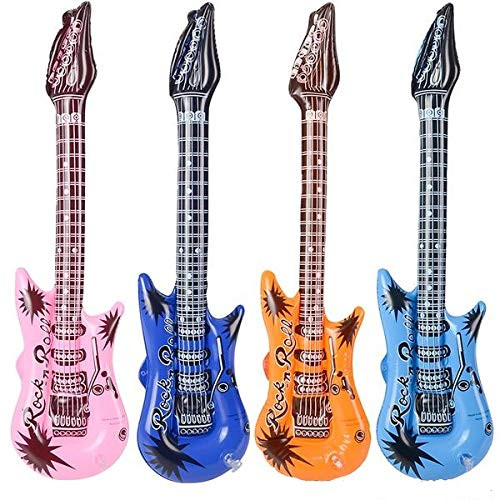 Rhode Island Novelty 24 Inch Inflatable Rock Star Guitars Colors May Vary Pack of 24 Rhode Island Novelty 24 Inch Inflatable Rock Star Guitars Colors May Vary Pack of 24