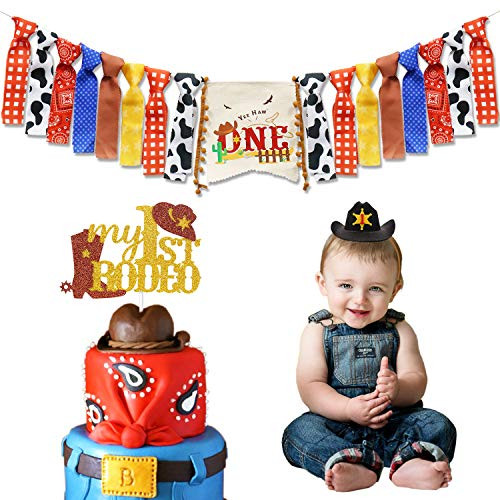 Cowboy First Birthday Party Decorations Cowboy Highchair Banner My 1st Rodeo Cake Topper Cowboy Birthday Hat for Western Themed Cowboy Cowgirl Baby Birthday Party Supplies Cowboy First Birthday Party Decorations Cowboy Highchair Banner My 1st Rodeo Cake Topper Cowboy Birthday Hat for Western Themed Cowboy Cowgirl Baby Birthday Party Supplies
