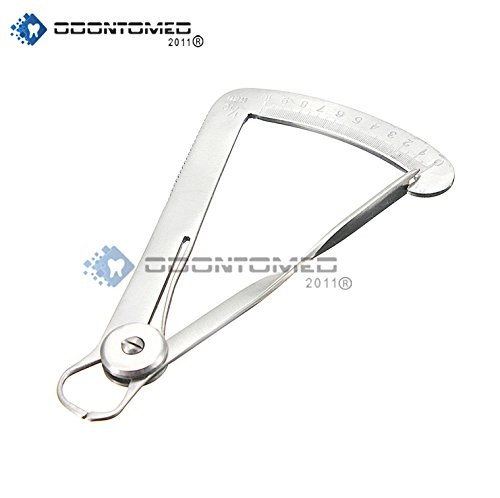 OdontoMed2011® NEW CROWN INSTRUMENT WAX CALIPER DENTAL LAB STAINLESS STEEL