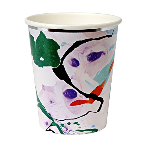 Meri Meri Marble Party Cups, Set of 8 Cups (Marble)