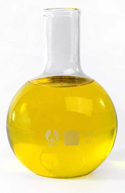 American Educational  7-771000 Clear Borosilicate Glass 1000mL Flat Bomex Bottom Boiling Flask