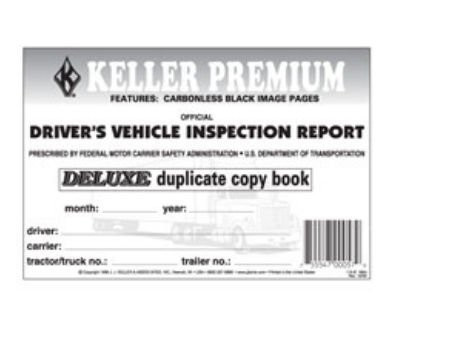 J.J. Keller Detailed Driver's Vehicle Inspection Report, 2-ply, Carbonless (4)