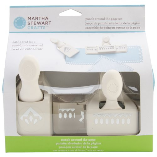 Martha Stewart Crafts Around The Page Paper Punch, CaThedral Lace Set