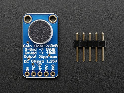 Adafruit Electret Microphone Amplifier - MAX9814 with Auto Gain Control [ADA1713]
