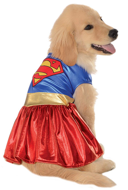 Rubies Costume DC Heroes and Villains Collection Pet Costume-Supergirl