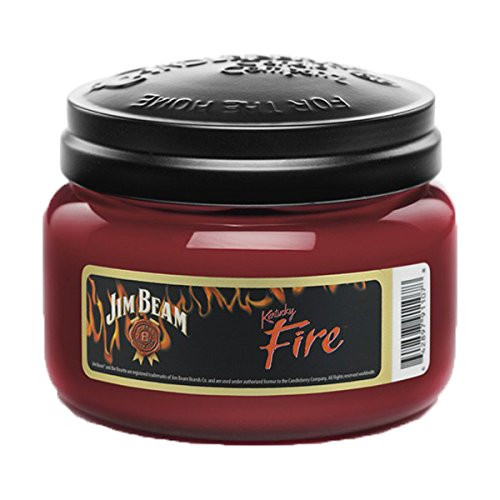 Candleberry Jim Beam Fire Medium 10Oz Jar Candle