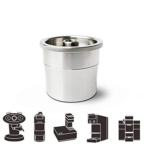 CAPSULONE 1pcs Stainless Steel Reusable capsule pod fit for illy coffee maker X Y type refillable coffee filter