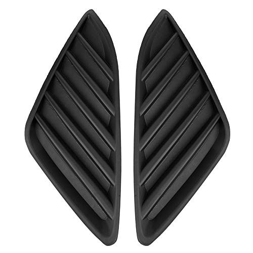 Qii lu 1 Pair Fog Hole Cover, Left and Right Car Front Bumper Fog Light Bezel Cover Grille Replacement for CAMRY 2012-2014 OE Replacing 5212706260