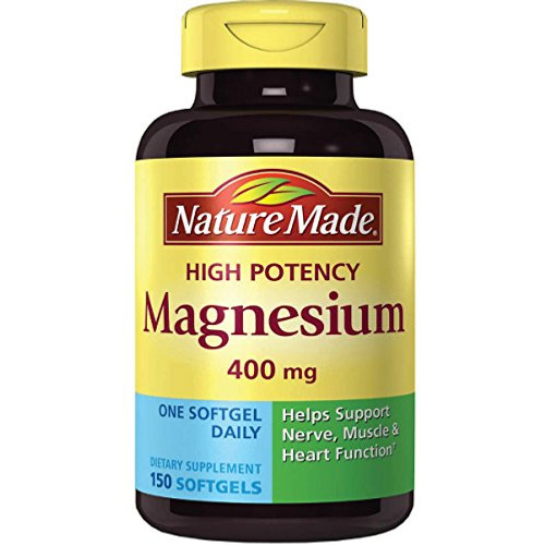 Nature Made High Potency Magnesium 400 mg - 150 Softgels Nature Made High Potency Magnesium 400 mg - 150 Softgels