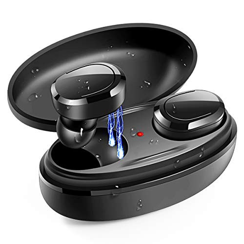 MHCHO Wireless Earbuds, 5.0 True Wireless Bluetooth Headphones 3D Stereo Sound Wireless Headphones Mini Sweatproof Sport Headsets in-Ear Noise with Built-in Mic and Charging Case MHCHO Wireless Earbuds, 5.0 True Wireless Bluetooth Headphones 3D Stereo Sound Wireless Headphones Mini Sweatproof Sport Headsets in-Ear Noise with Built-in Mic and Charging Case