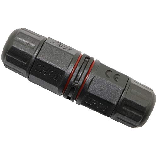 Magic&shell 1PC IP68 Waterproof Junction Box Electric Cable Inline Wire Plug Underground Junction Box With 2 Pin