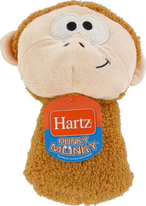 Hartz Hunky Munky Plush Dog Toy (Colors Vary)