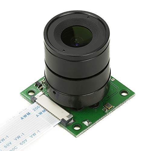 Arducam 5 Megapixels 1080P OV5647 Camera Module with CS Mount Lens for Raspberry Pi Model 4/3B+/3/2/A/B/B+