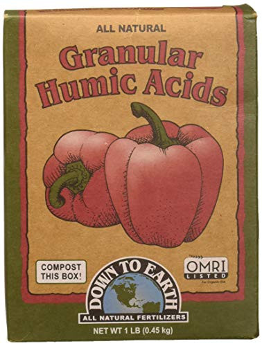 Down to Earth 17827 Granular Humic Acids Fertilizer Mix, 1 lb