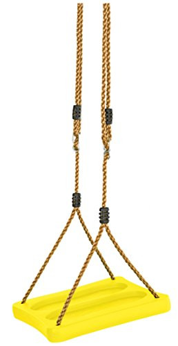 Swingan - One of A Kind Standing Swing with Adjustable Ropes - Fully Assembled - Yellow