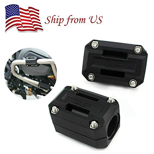 FATExpress Motorcycle 25MM Crash Bar Protection Engine Guard Protector Set Slider for BMW F800GS ADV R1200GS 01 02 03 04 05 06 07 2008 2009 2010 2011 2012 2013 2014 2015 2016 2017