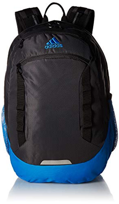 adidas Excel Backpack, Carbon/Bright Blue/Black, One Size