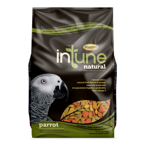 Higgins InTune Natural Food Mix for Parrots