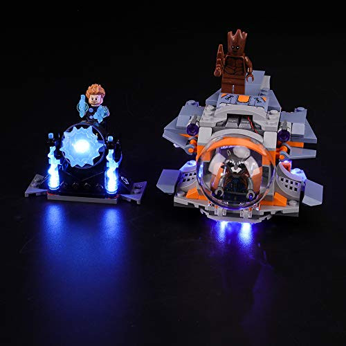 BRIKSMAX Led Lighting Kit for Infinity War Thors Weapon Quest - Compatible with Lego 76102 Building Blocks Model- Not Include The Lego Set