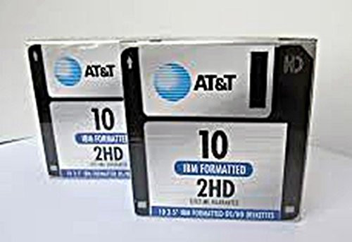 AT&T 3.5" IBM Formatted DS/HD Diskettes