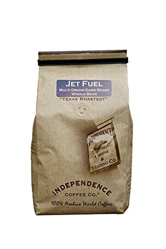 Independence Coffee Co. Jet Fuel Multi-Origin Dark Roast Whole Bean Coffee 24 Ounce (Pack of 1)
