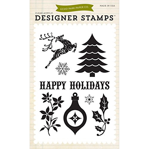 Echo Park Paper Company Happy Holidays Stamp Set