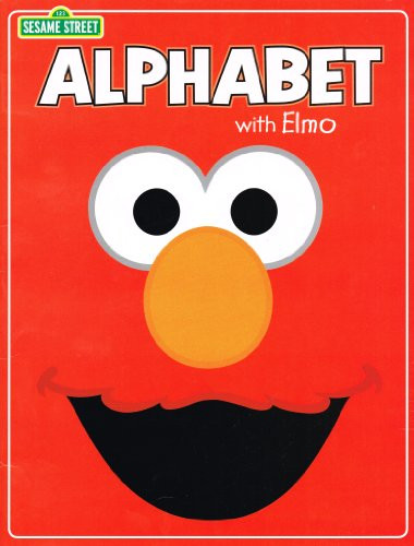 Set of 4 Sesame Street Workbooks: Alphabet with Elmo, Numbers with Big Bird, Colors with Ernie and Letter Sounds with Cookie Monster