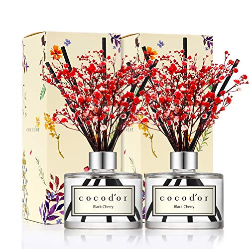 Cocod'or Flower Diffuser/6.7oz/Black Cherry/2 Pack