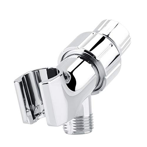 FTVOGUE Shower Arm Diverter Chrome Plating 3-Way Shower Head Mounted Bracket Bathroom Accessories