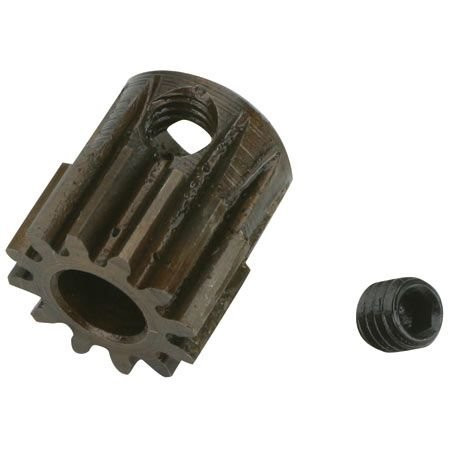 Robinson Racing Products 8712 Hard Bore 0.8 Module Pinion Gear, 12T, 5mm