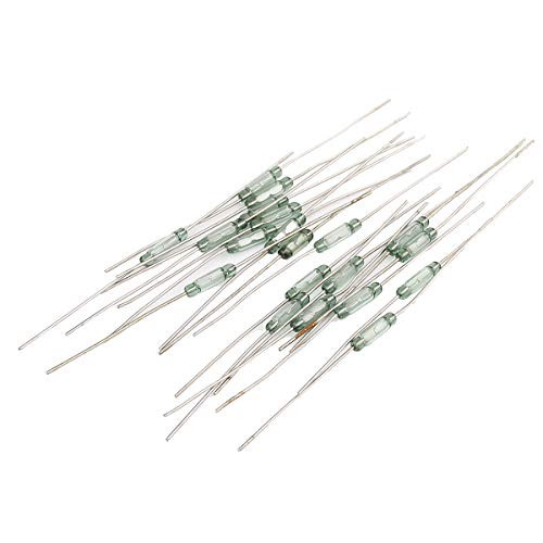 DIYhz Reed Switch RI-70 1.87mm Reed Switch Normally Open Magnetically Magnetic Magnetic Sensor Switch 20PCS