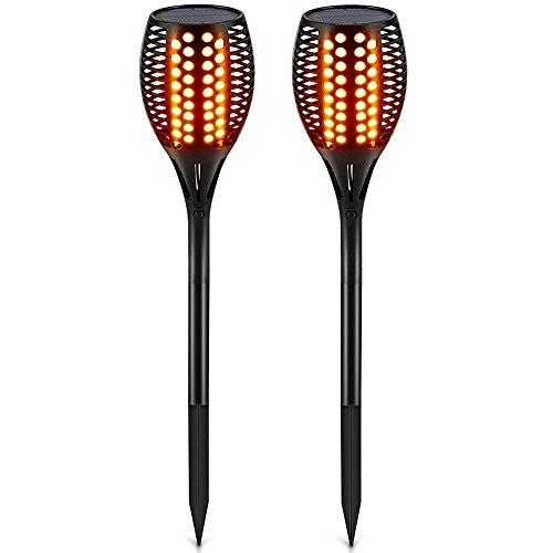 Copeak Solar Lights, Waterproof Flickering Flames Torches Lights Outdoor Solar Spotlights Landscape Decoration Lighting Dusk to Dawn Auto On/Off Security Torch Light for Patio Driveway 2 Packs Copeak Solar Lights, Waterproof Flickering Flames Torches Lights Outdoor Solar Spotlights Landscape Decoration Lighting Dusk to Dawn Auto On/Off Security Torch Light for Patio Driveway 2 Packs