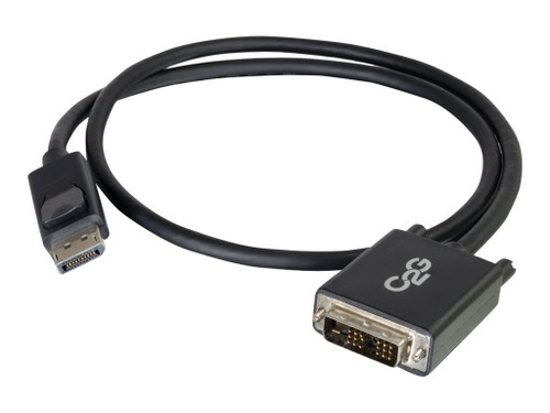 C2G/Cables to Go 3ft DisplayPort to DVI Adapter Cable - DVI-D Single Link - Black