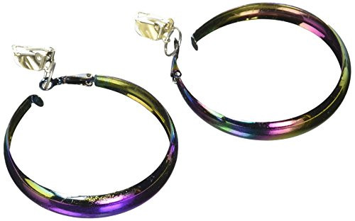 Forum Novelties 63028 Disco Rainbow Hoop Earrings Forum Novelties 63028 Disco Rainbow Hoop Earrings