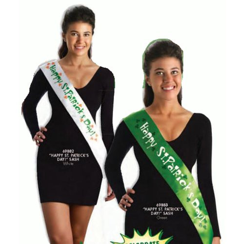 Forum Novelties 69882 Happy St. Patrick's Sash, One Size, Pack of 1