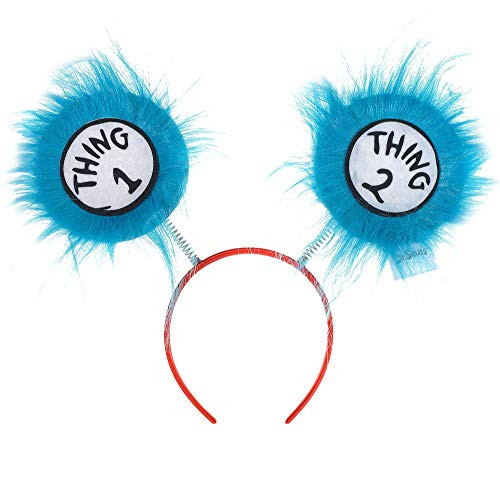 Costumes USA Thing 1 and Thing 2 Head Bopper for Kids, Dr. Seuss Costume Accessories, One Size